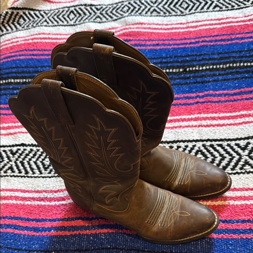 🍍 Ariat Heritage R Toe Brown Distressed 11"🍍style 1000102🍍SZ 5.5